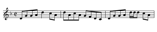 Ní Fios - staff notation