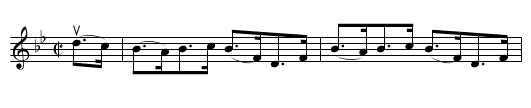 NICOLSON STREET HORNPIPE - staff notation