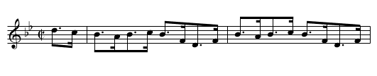 Nicolson Street Hornpipe - staff notation