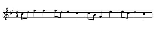Nie pojde ja grabic siana - staff notation