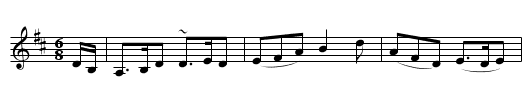 Niel Gow's Lament for the Death of His Second Wife - staff notation