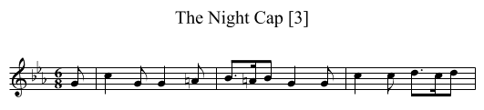 Night Cap [3], The - staff notation