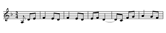 Night in the Garden of Eden - staff notation