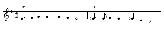 Nig'n no 7 - staff notation