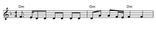 Nigun 13 - staff notation