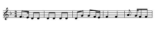 Nigun 13 - staff notation