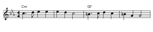 Nigun#4 - staff notation