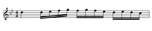 Nihâvent Etüd - staff notation