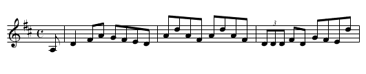 Nine Points of Roguery (r)  - staff notation