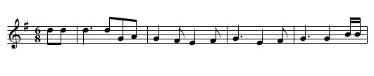 Nit my Dolly Palls Frake away. WHG.061 - staff notation