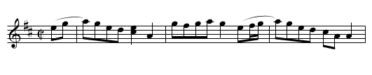 Nitches over the Hill - staff notation