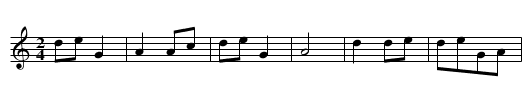 Niujiexin - staff notation