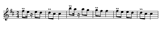 No. 10 Polka - staff notation