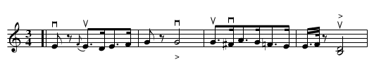 No. 2 MAZURKA - staff notation