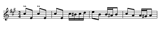 No. 9 Polka - staff notation