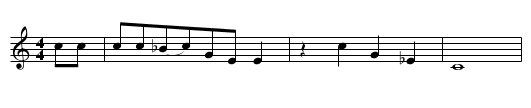 No Job Blues - staff notation