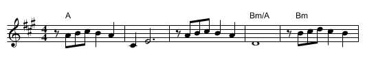 No Matter What - staff notation