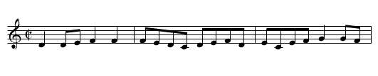 no name - staff notation
