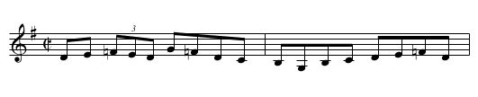no name - staff notation