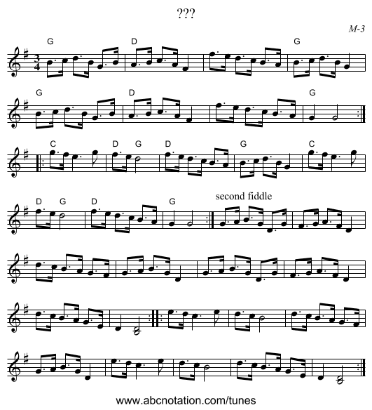 ??? - staff notation