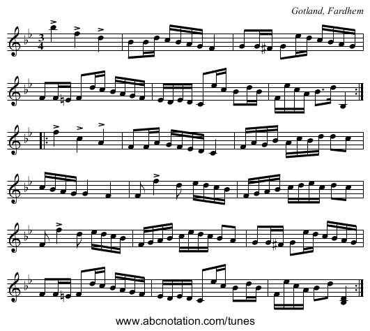 [no title given] - staff notation
