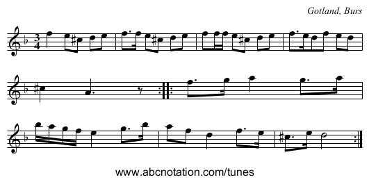 [no title given] - staff notation