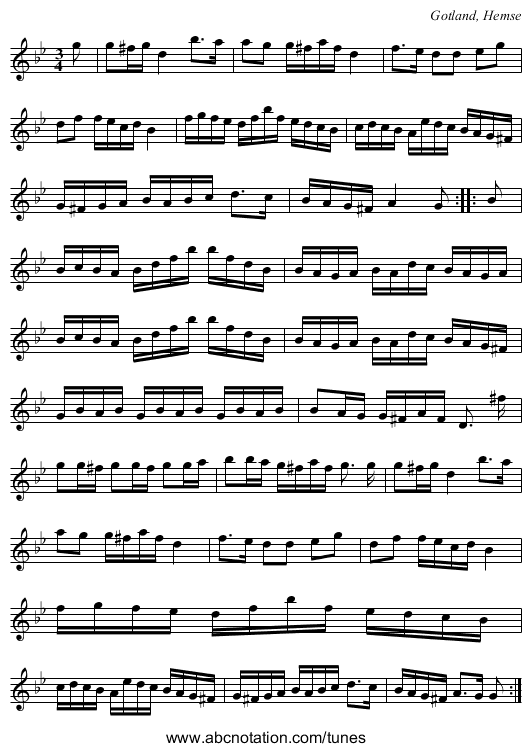 [no title given] - staff notation