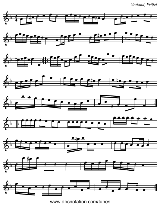 [no title given] - staff notation