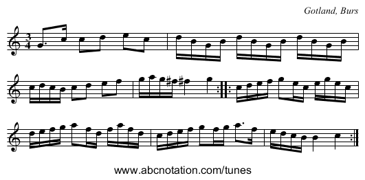 [no title given] - staff notation