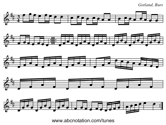 [no title given] - staff notation