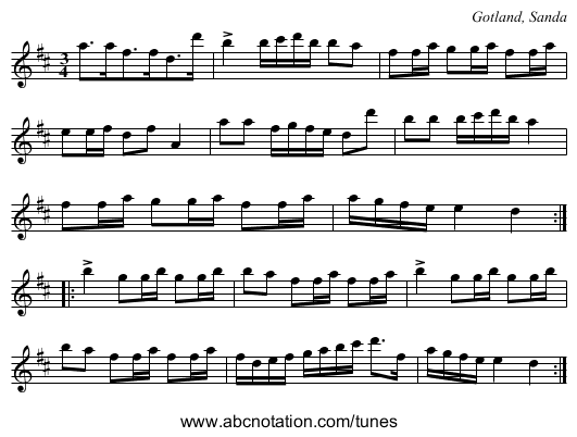 [no title given] - staff notation