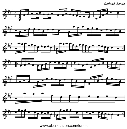 [no title given] - staff notation