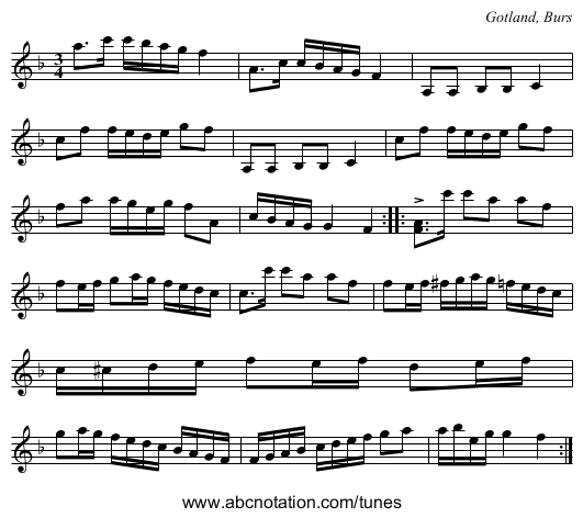 [no title given] - staff notation