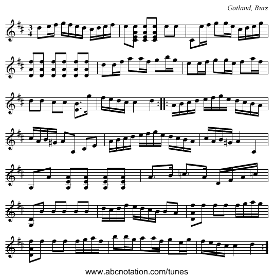 [no title given] - staff notation