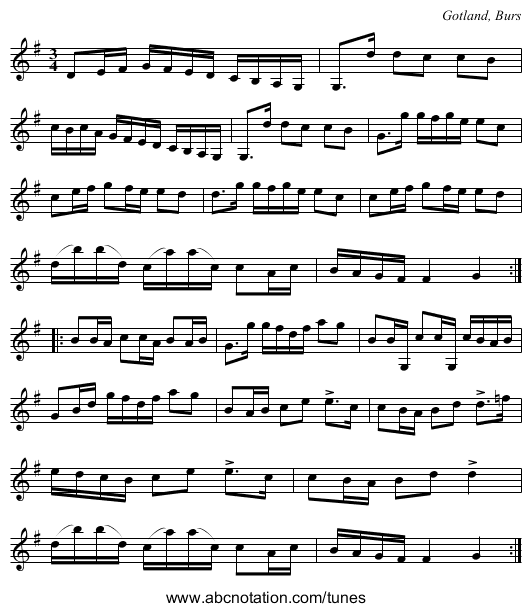 [no title given] - staff notation