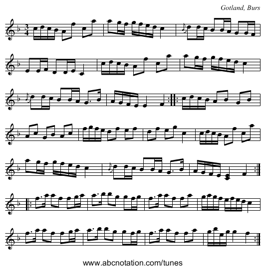[no title given] - staff notation