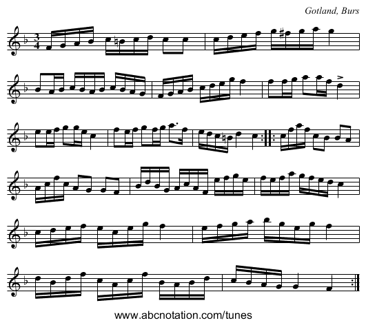 [no title given] - staff notation