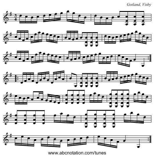 [no title given] - staff notation