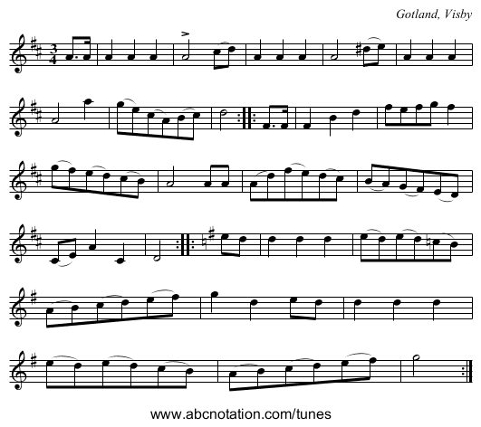 [no title given] - staff notation