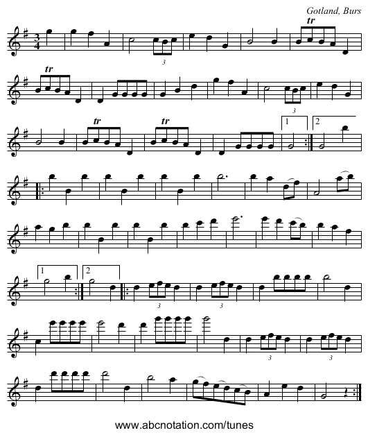 [no title given] - staff notation