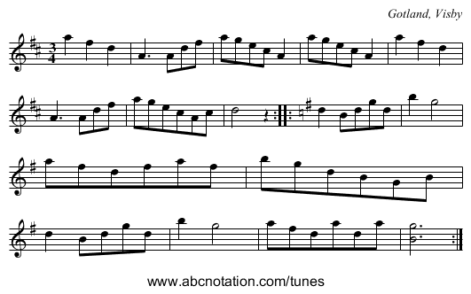 [no title given] - staff notation