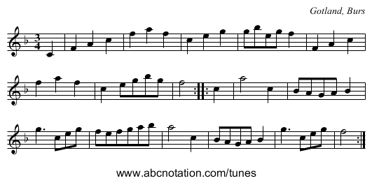 [no title given] - staff notation