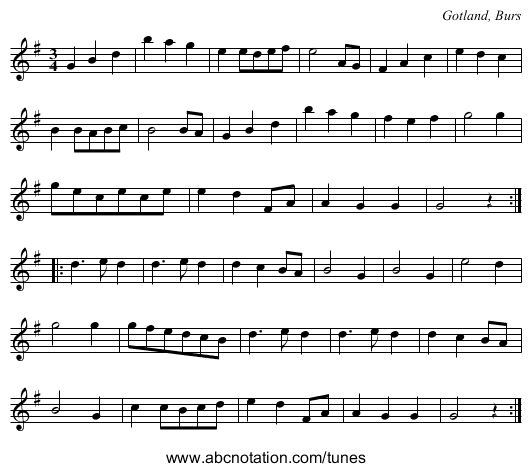 [no title given] - staff notation