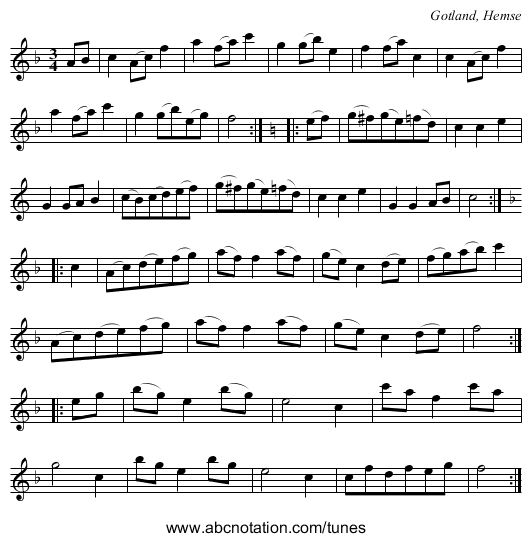 [no title given] - staff notation