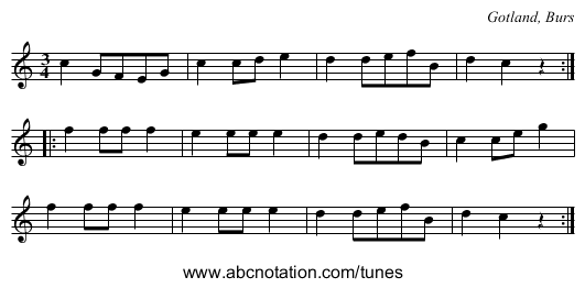 [no title given] - staff notation