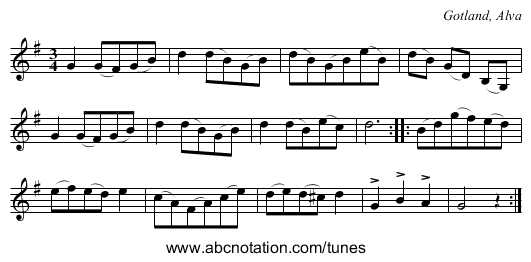 [no title given] - staff notation