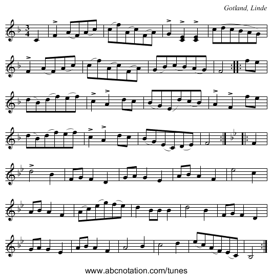 [no title given] - staff notation