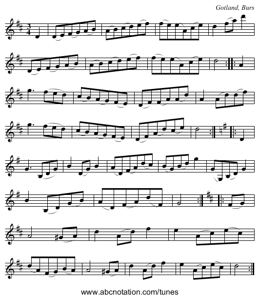[no title given] - staff notation