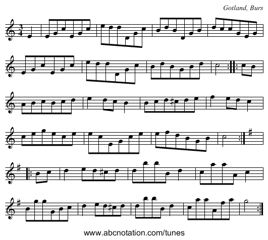 [no title given] - staff notation