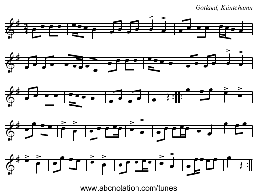 [no title given] - staff notation